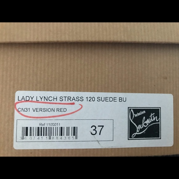 Christian Louboutin Lady Lynch Strass 120Swarovski - Picture 2 of 7